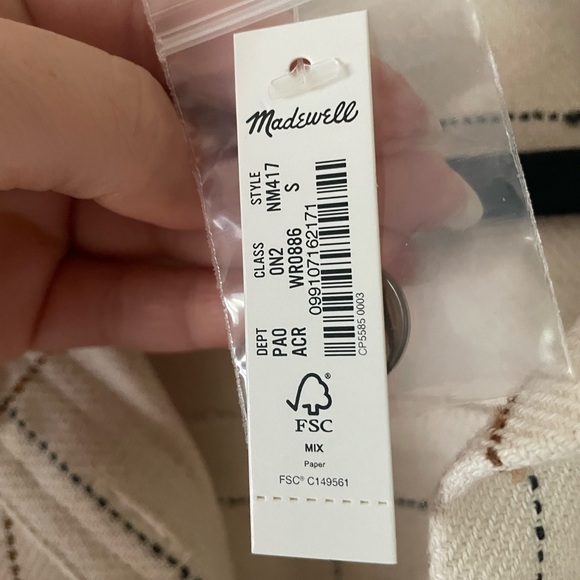 NWT Bouclé Oversized Shirt-Jacket in Windowpane - Picture 3 of 6